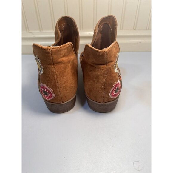 indigo Chanted Ankle Booties Embroidery SIZE 6 - Picture 11 of 16